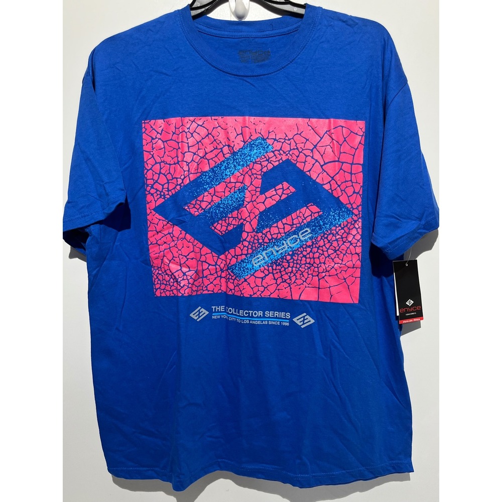 Enyce The Collector Series Royal Blue Graphic T-Shirt Mens XL EA15-1241C New